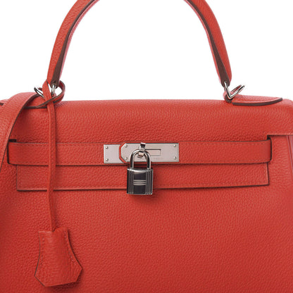 Hermes Togo Kelly Retourne 28 Geranium 11 of 14