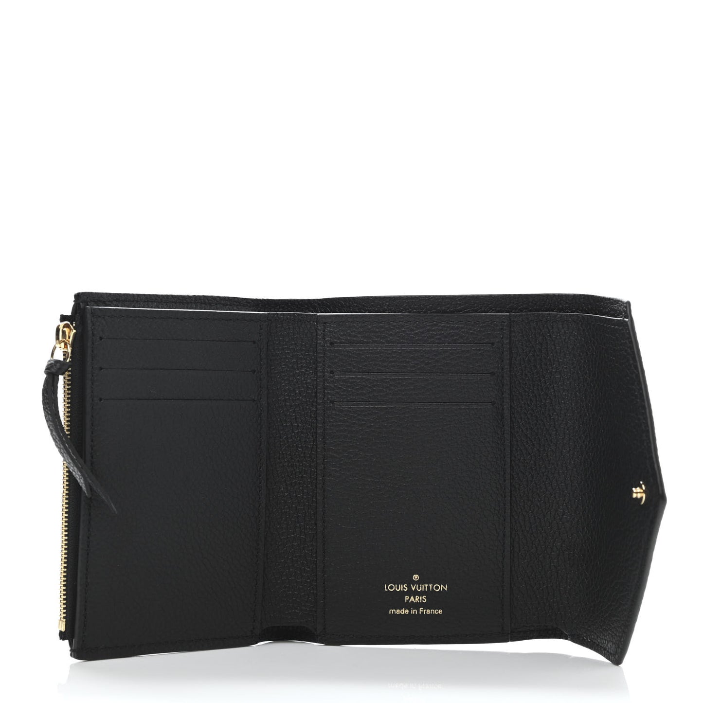 Empreinte Monogram Giant Victorine Wallet Black Beige