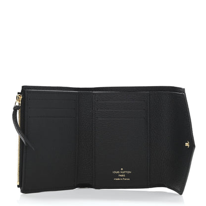 Louis Vuitton Empreinte Monogram Giant Victorine Wallet Black Beige 5 of 7