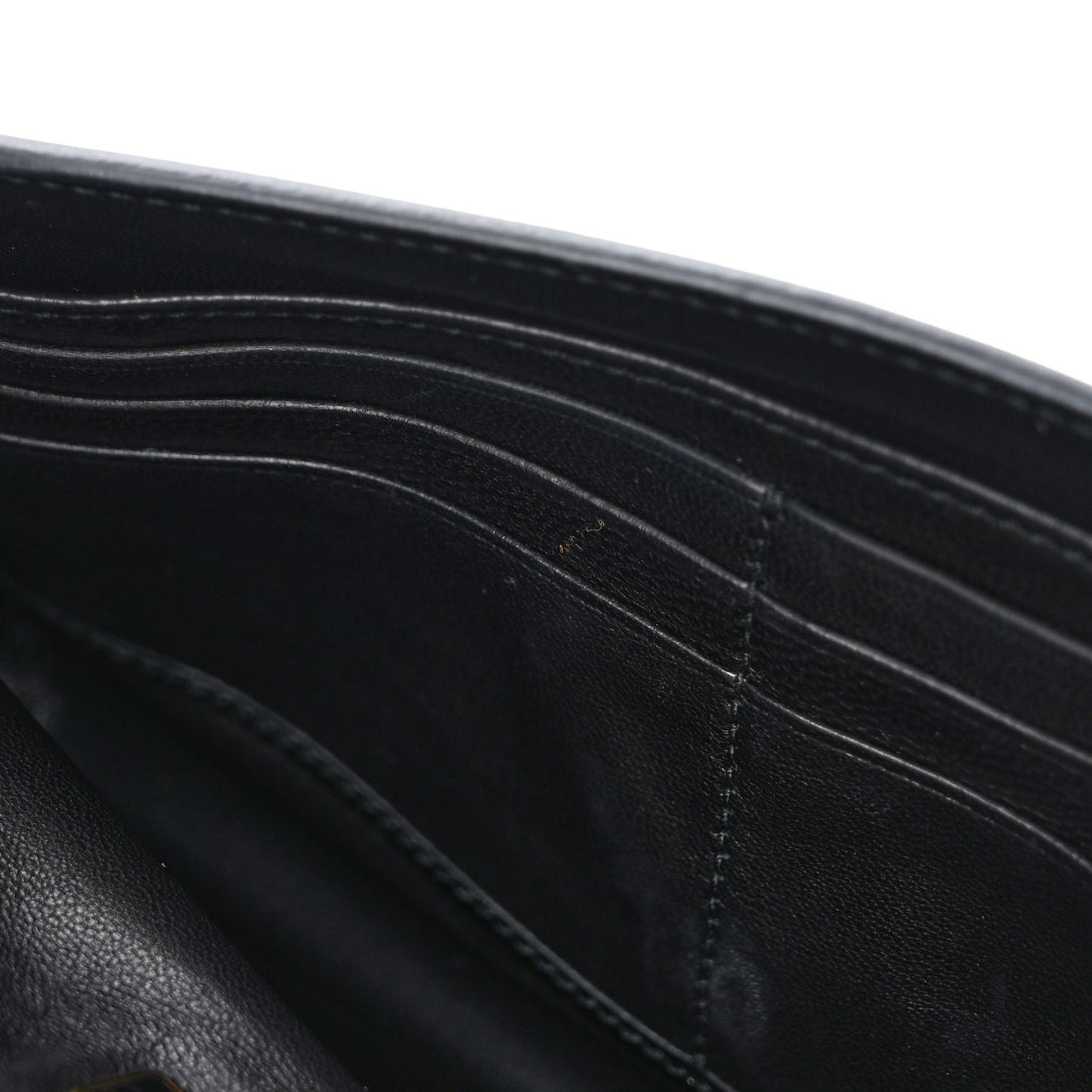 Saffiano Vernice Mini Crossbody Wallet Black