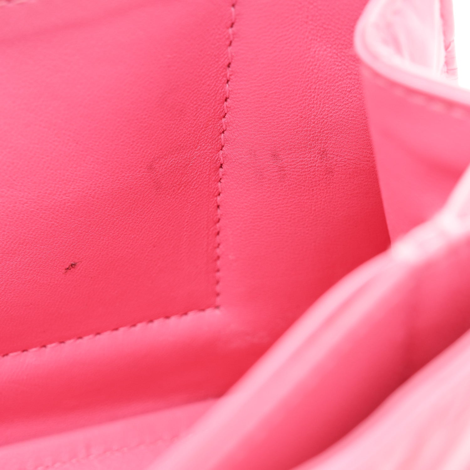Balenciaga Crushed Calfskin Quilted Small Crush Chain Bag Sweet Pink 12 of 15