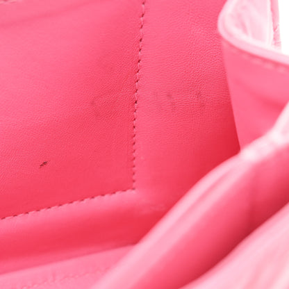 Balenciaga Crushed Calfskin Quilted Small Crush Chain Bag Sweet Pink 12 of 15