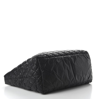 Chanel Nylon Quilted Large Coco Cocoon Tote Black 4 of 12