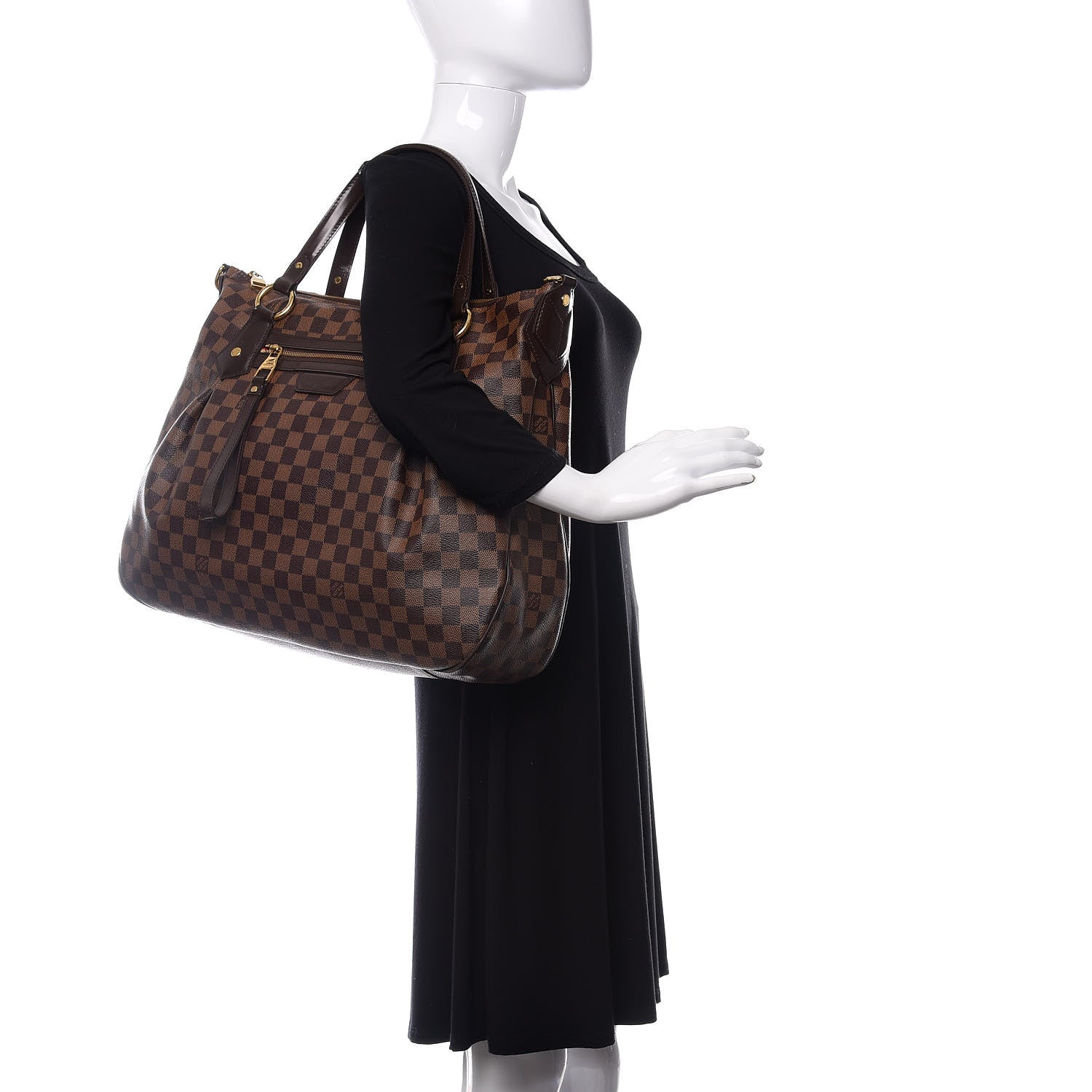 Louis Vuitton Damier Ebene Evora GM 3 of 15