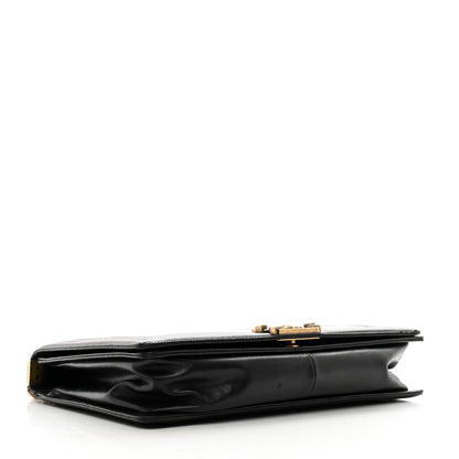 Chanel Glazed Calfskin Large Boy Flap Black 4 of 13