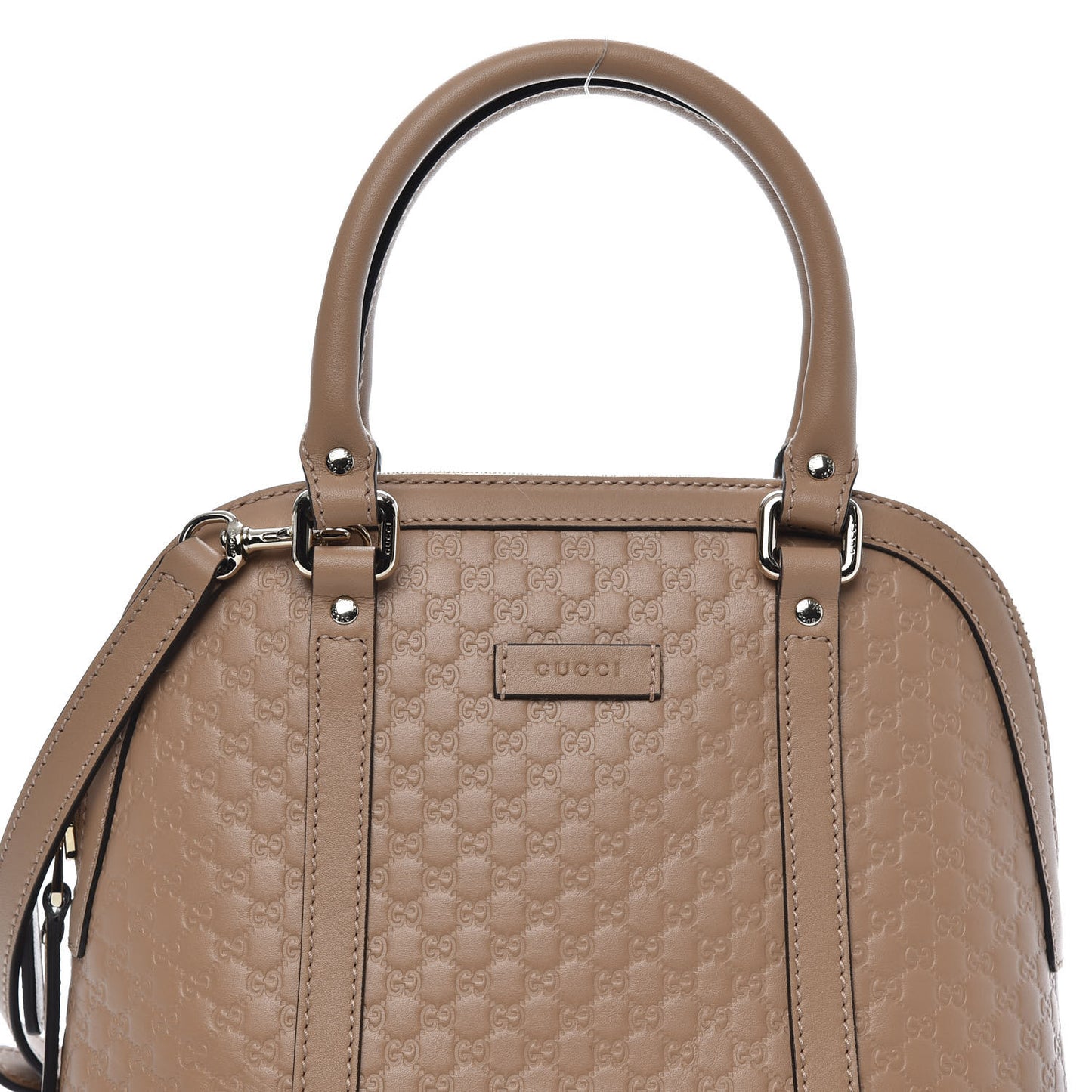 Soft Microguccissima Mini Dome Bag Camelia
