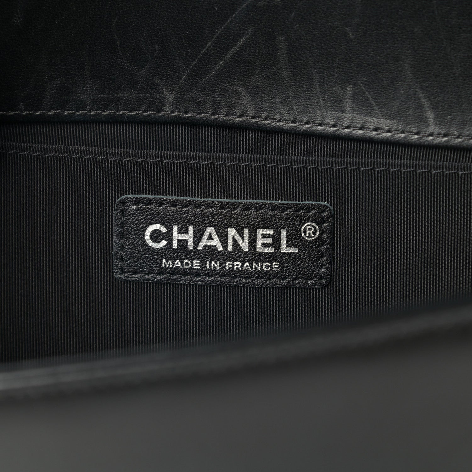 Chanel Lambskin Quilted Medium Boy Flap Black 11 of 20