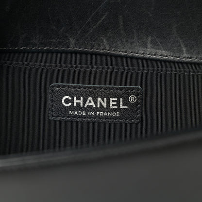 Chanel Lambskin Quilted Medium Boy Flap Black 11 of 20