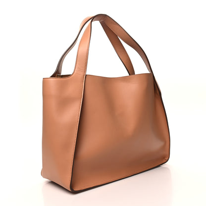 Stella McCartney Eco Alter Nappa East West Perforated Tote Camel 3 of 16