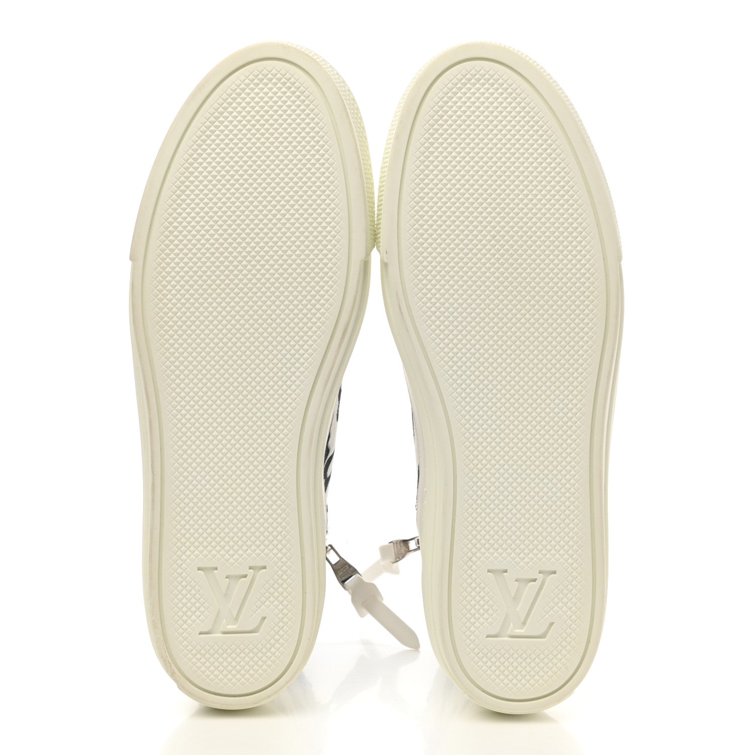 Louis Vuitton X UF Calfskin Tufted Monogram Stellar Sneaker Boots 37 White Black 5 of 12