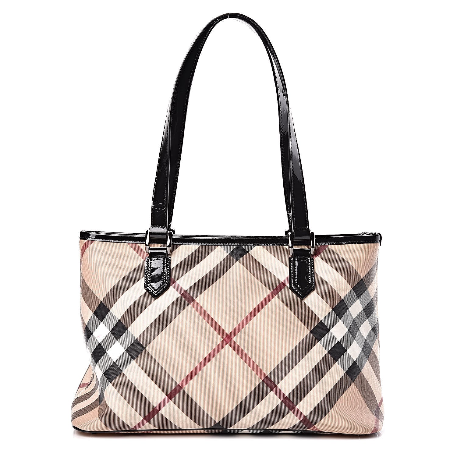 Burberry Supernova Check Regent Tote Black 1 of 16