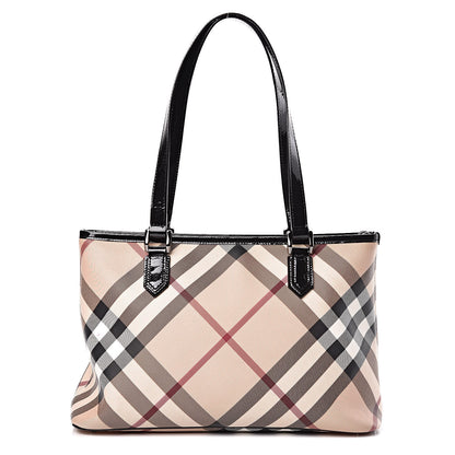 Burberry Supernova Check Regent Tote Black 1 of 16