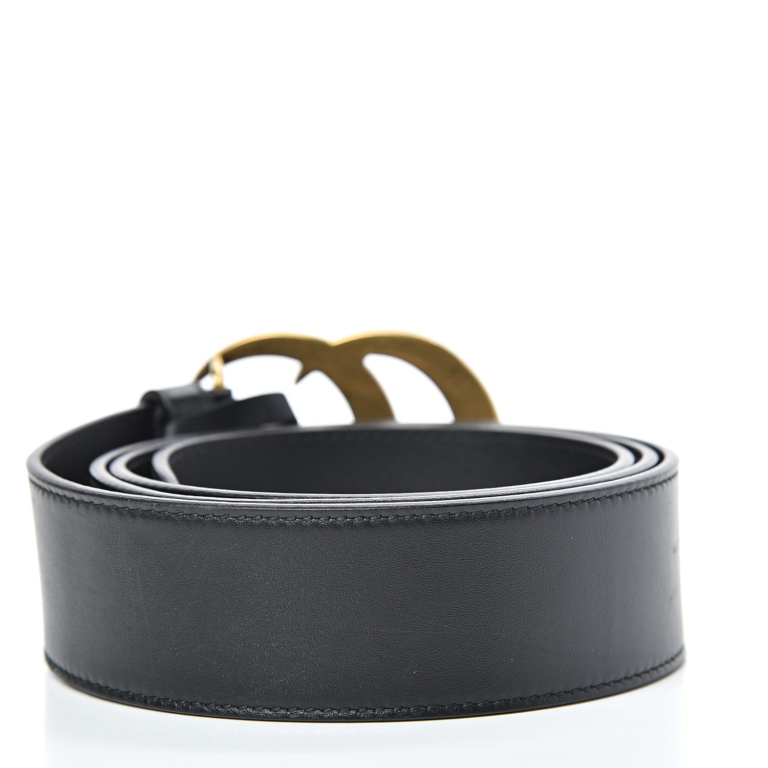 Gucci Calfskin Double G 40mm Belt 95 38 Black 3 of 8