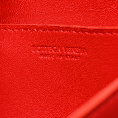 Bottega Veneta Lambskin Maxi Intrecciato Small Cassette Crossbody Bag Redstone 6 of 10