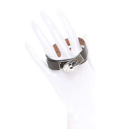 Hermes Swift Kelly Double Tour Bracelet M Etain 2 of 6