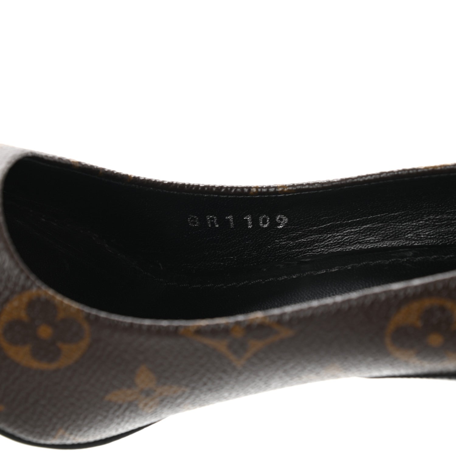 Louis Vuitton Monogram Cherie Pumps 37.5 Black 8 of 9