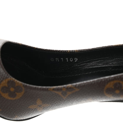 Louis Vuitton Monogram Cherie Pumps 37.5 Black 8 of 9