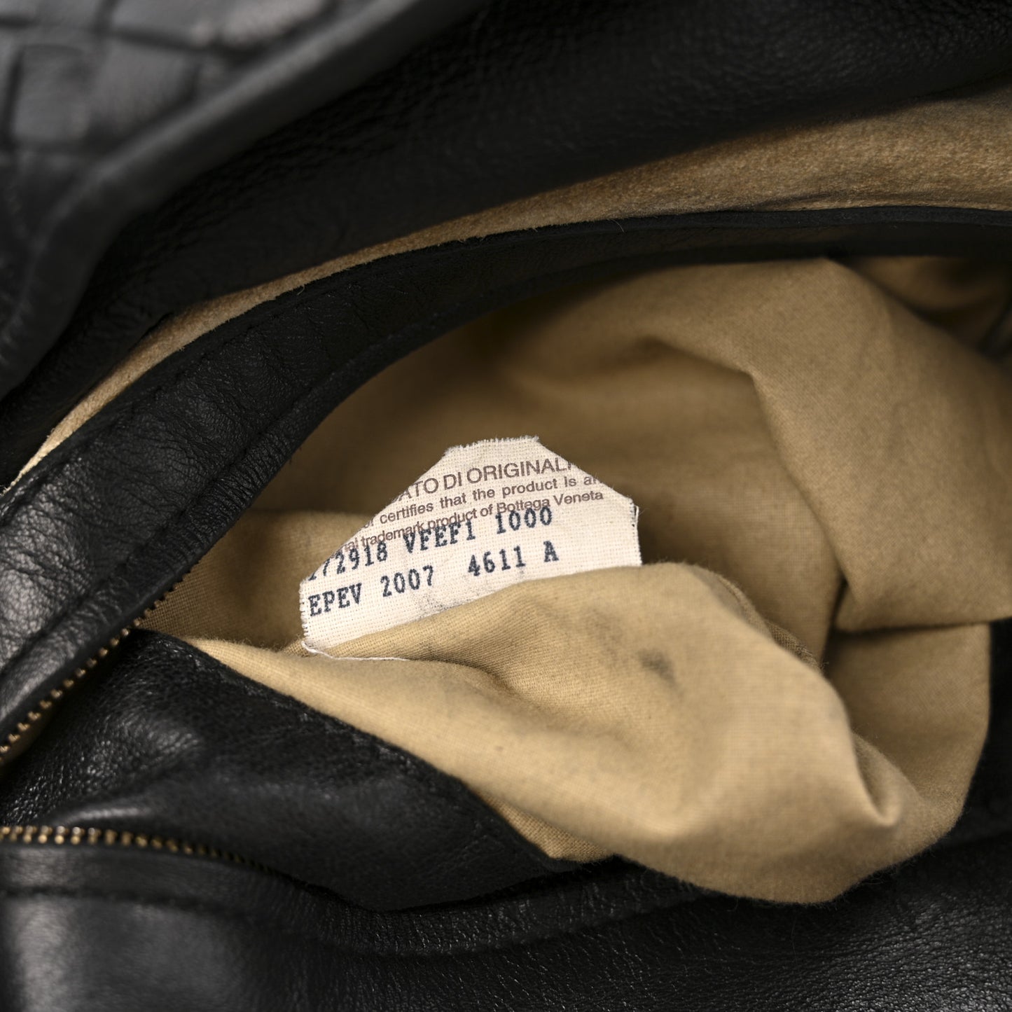 Nappa Intrecciato Sloane Hobo Black