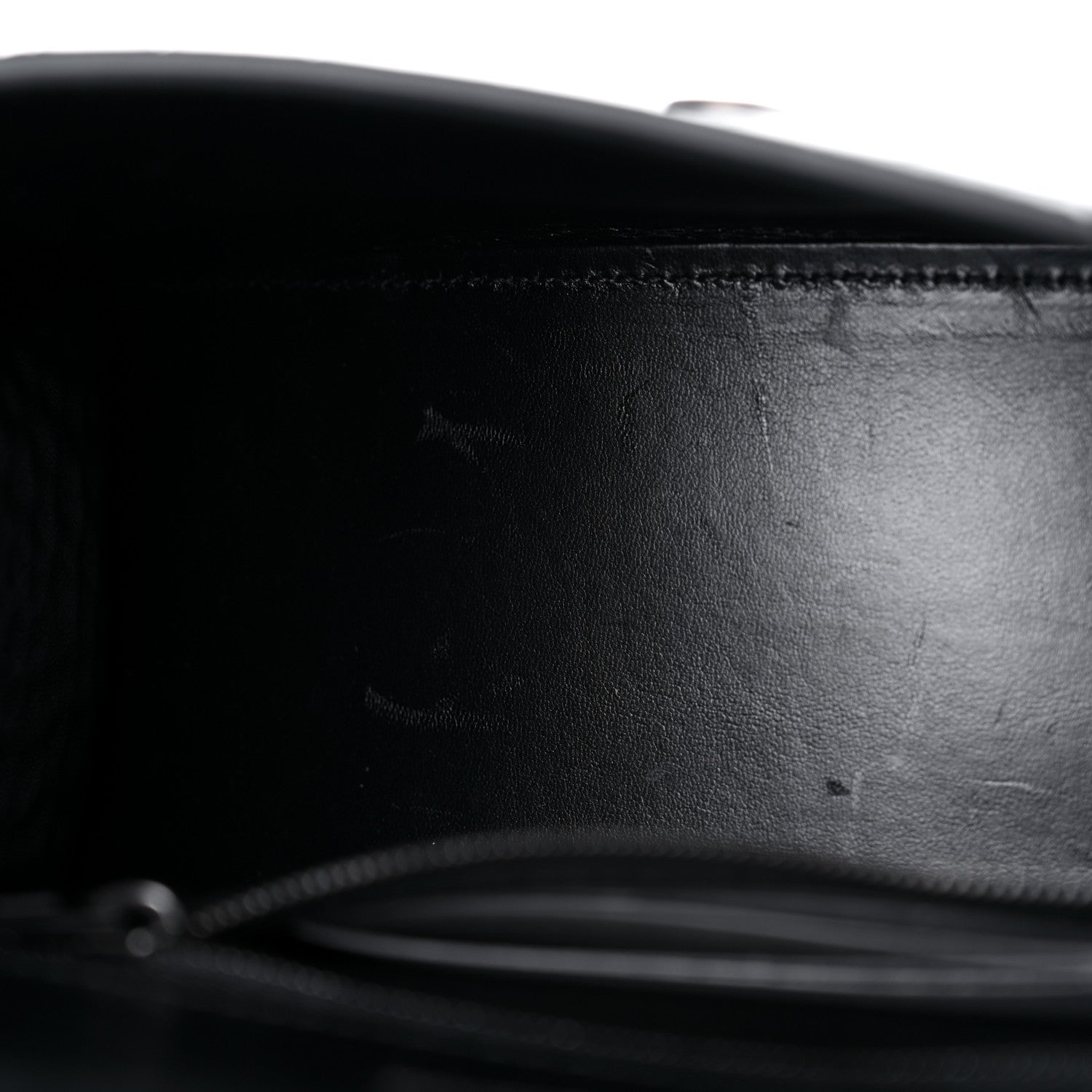 Balenciaga Shiny Calfskin Monochrome Crocodile Embossed Small Hourglass Top Handle Bag Black 15 of 16
