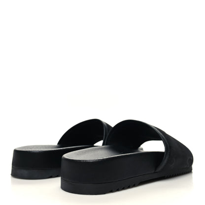 Gucci Econyl Nylon Demetra GG Monogram Mens Off the Grid Slide Sandals 5 Black 4 of 8