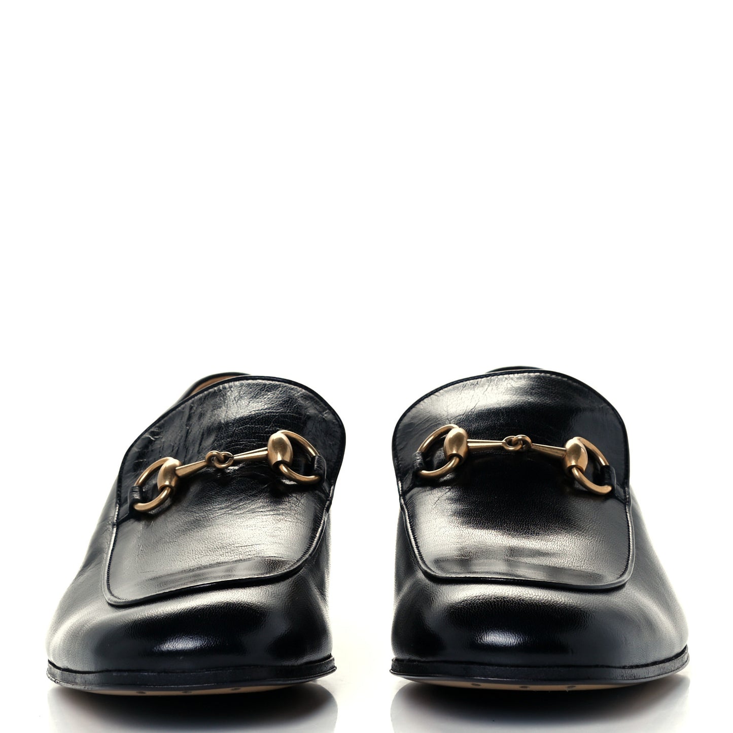 Goatskin Mens Horsebit Loafers 8.5 Black