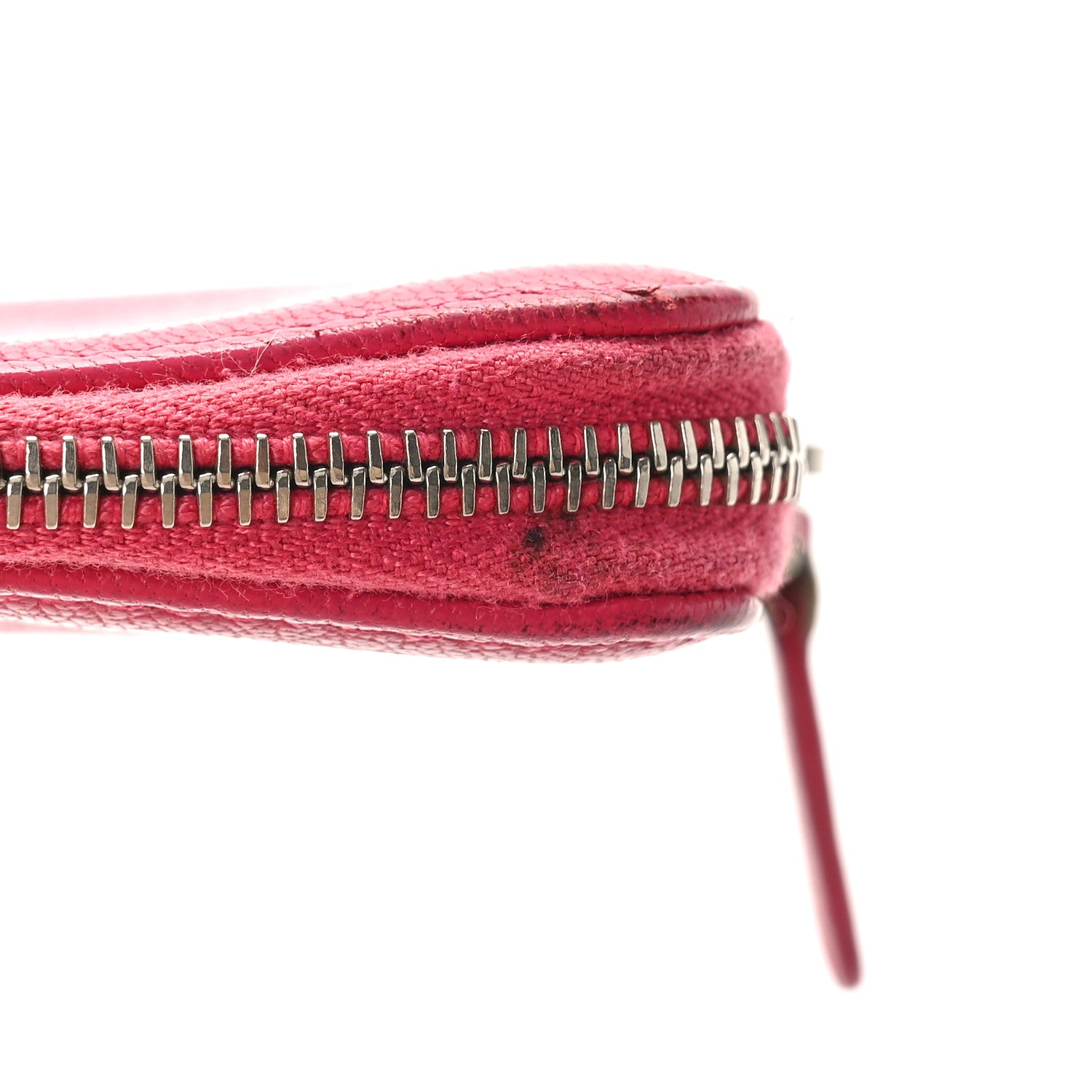 Chanel Goatskin Camellia Zip Coin Purse Pink 13 of 13