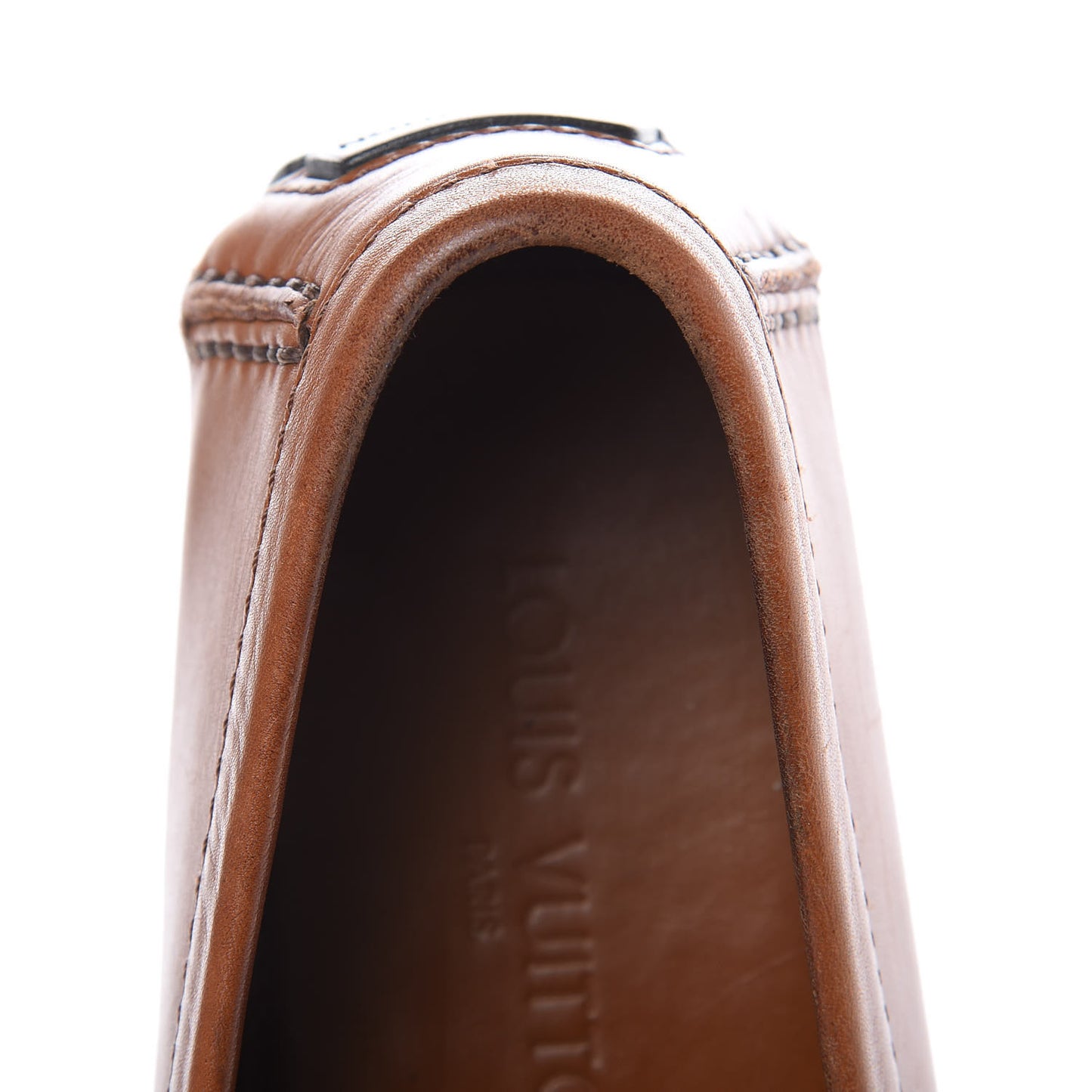 Calfskin Monte Carlo Moccasin Loafers 7 Cognac