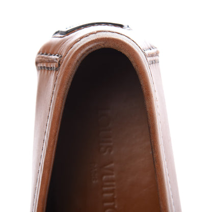 Louis Vuitton Calfskin Monte Carlo Moccasin Loafers 7 Cognac 12 of 13