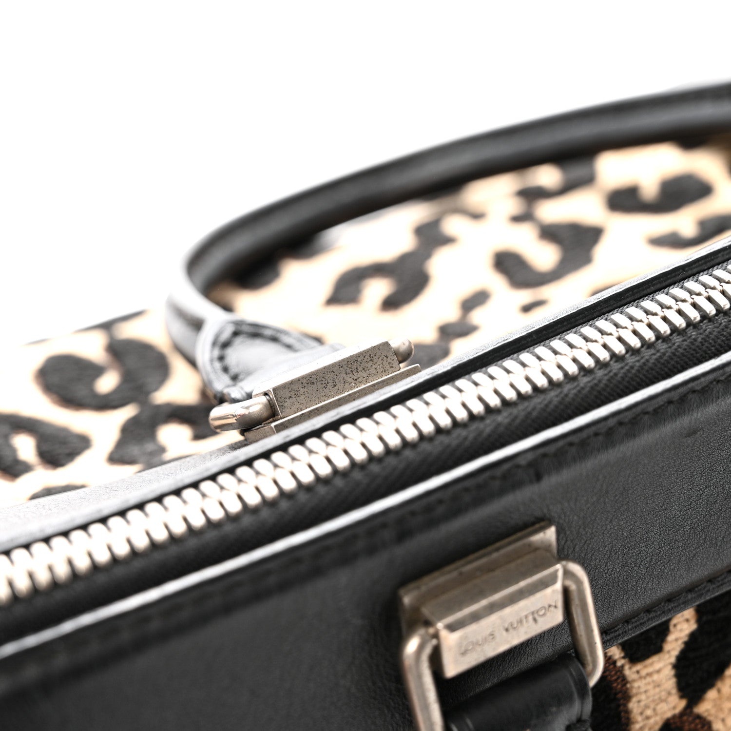 Louis Vuitton Jacquard Velvet Leopard Print Stephen Sprouse Speedy 13 of 15