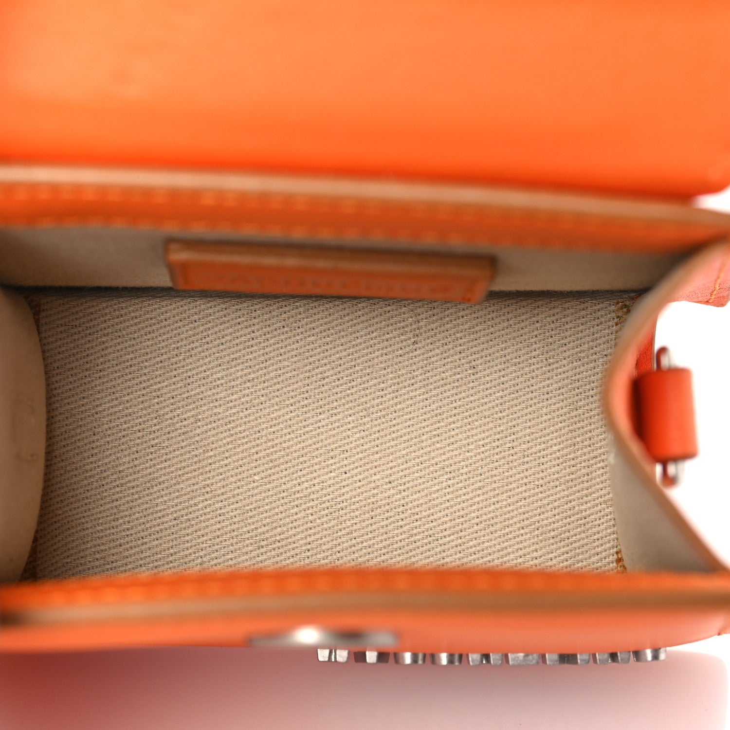 Jacquemus Smooth Calfskin Le Chiquito Homme Orange 5 of 8
