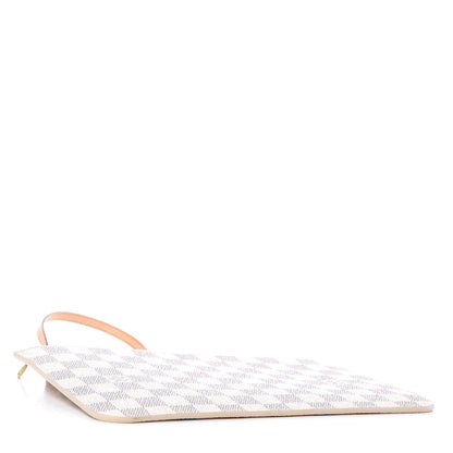 Louis Vuitton Damier Azur Neverfull MM GM Pochette Rose Ballerine 4 of 8