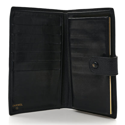 Chanel Caviar Timeless CC French Wallet Black 5 of 11