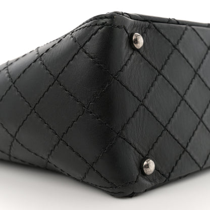 Chanel Grained Calfskin CC Pocket Tote Black 9 of 11