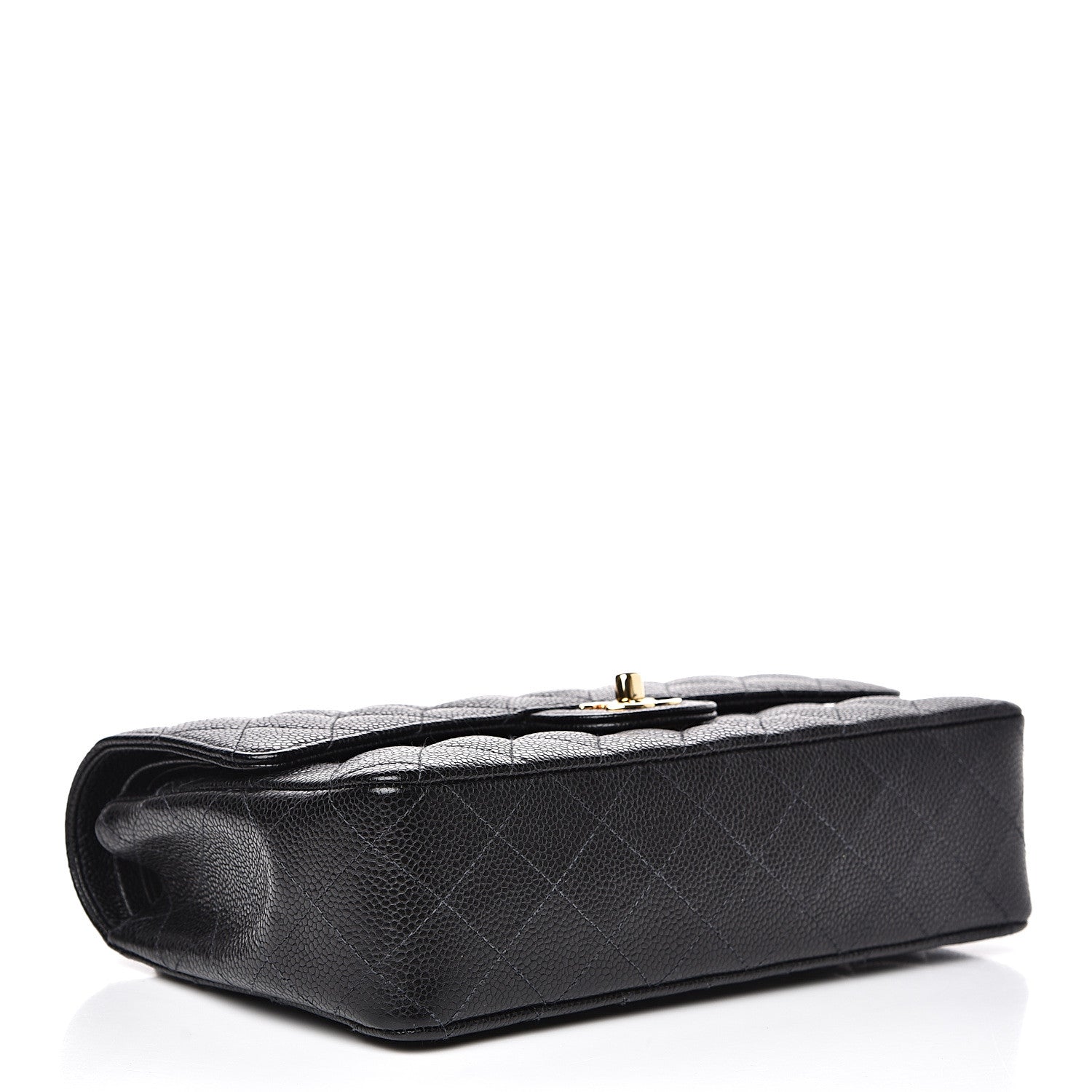 Chanel Caviar Quilted Medium Double Flap Black 3 of 13