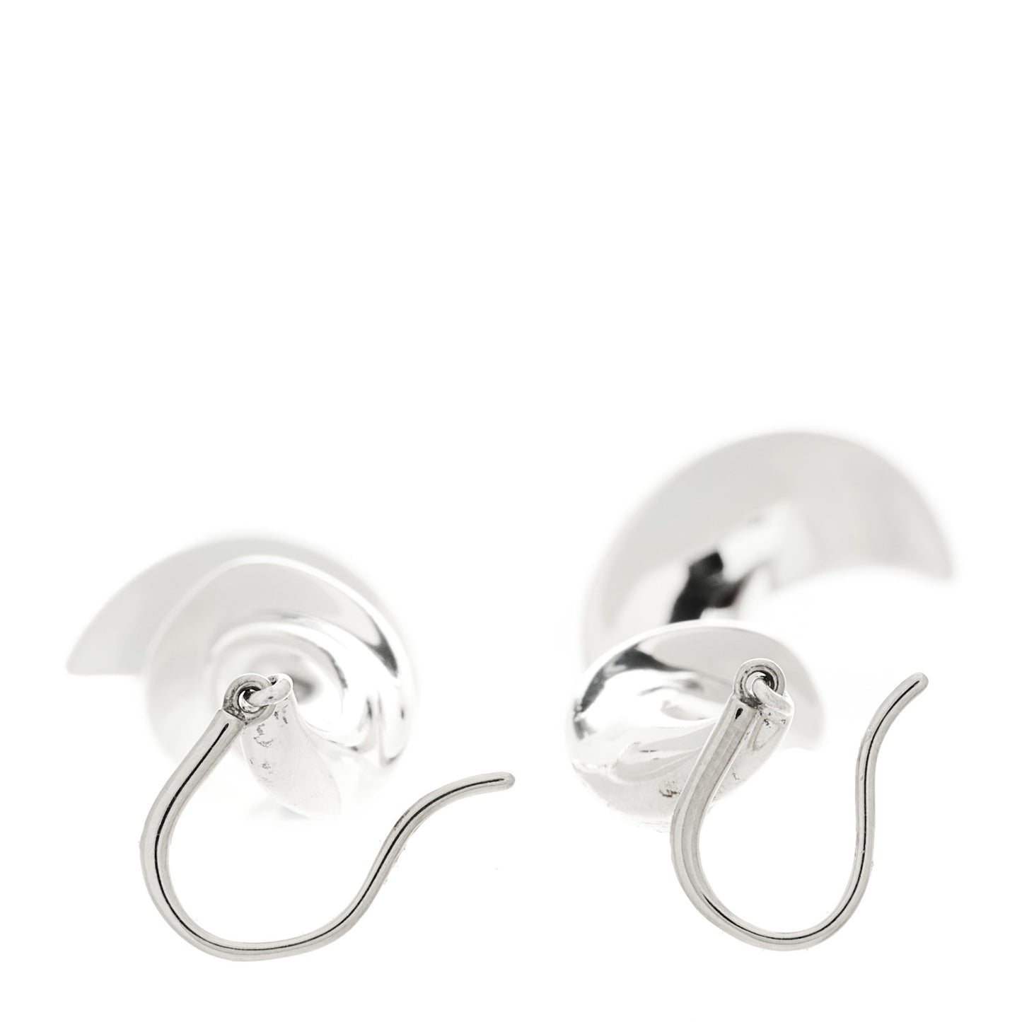 Sterling Silver Frank Gehry Orchid Drop Earrings