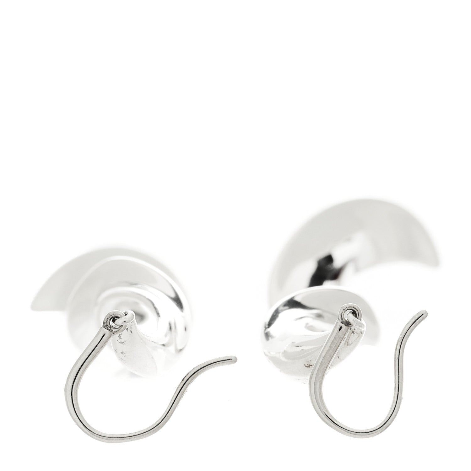 Tiffany Sterling Silver Frank Gehry Orchid Drop Earrings 3 of 4