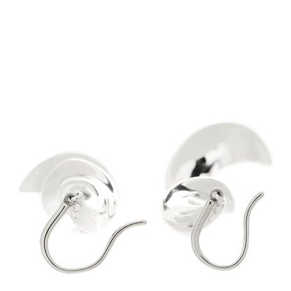 Tiffany Sterling Silver Frank Gehry Orchid Drop Earrings 3 of 4