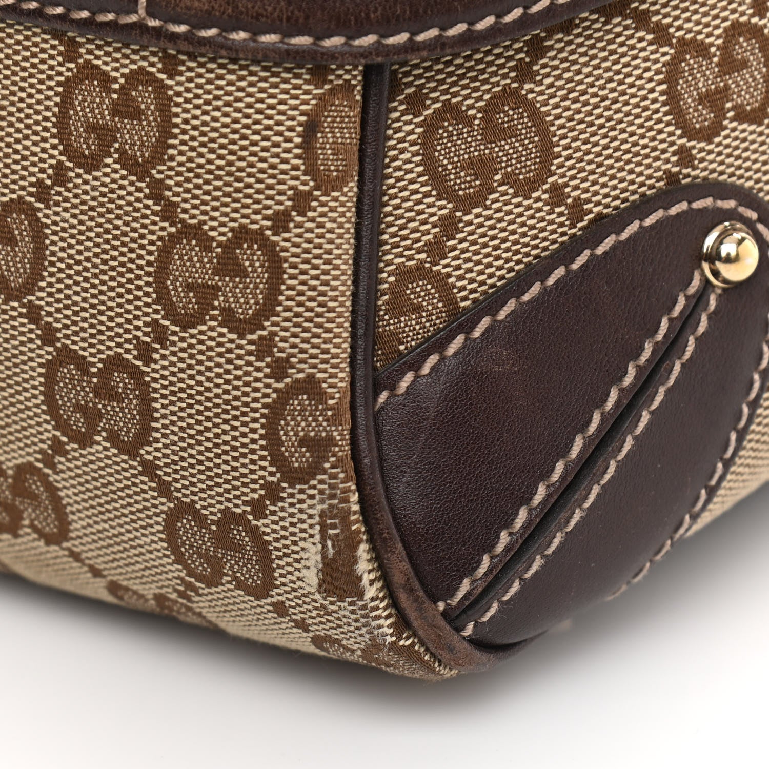 Gucci Monogram Large Wave Boston Dark Brown 10 of 13