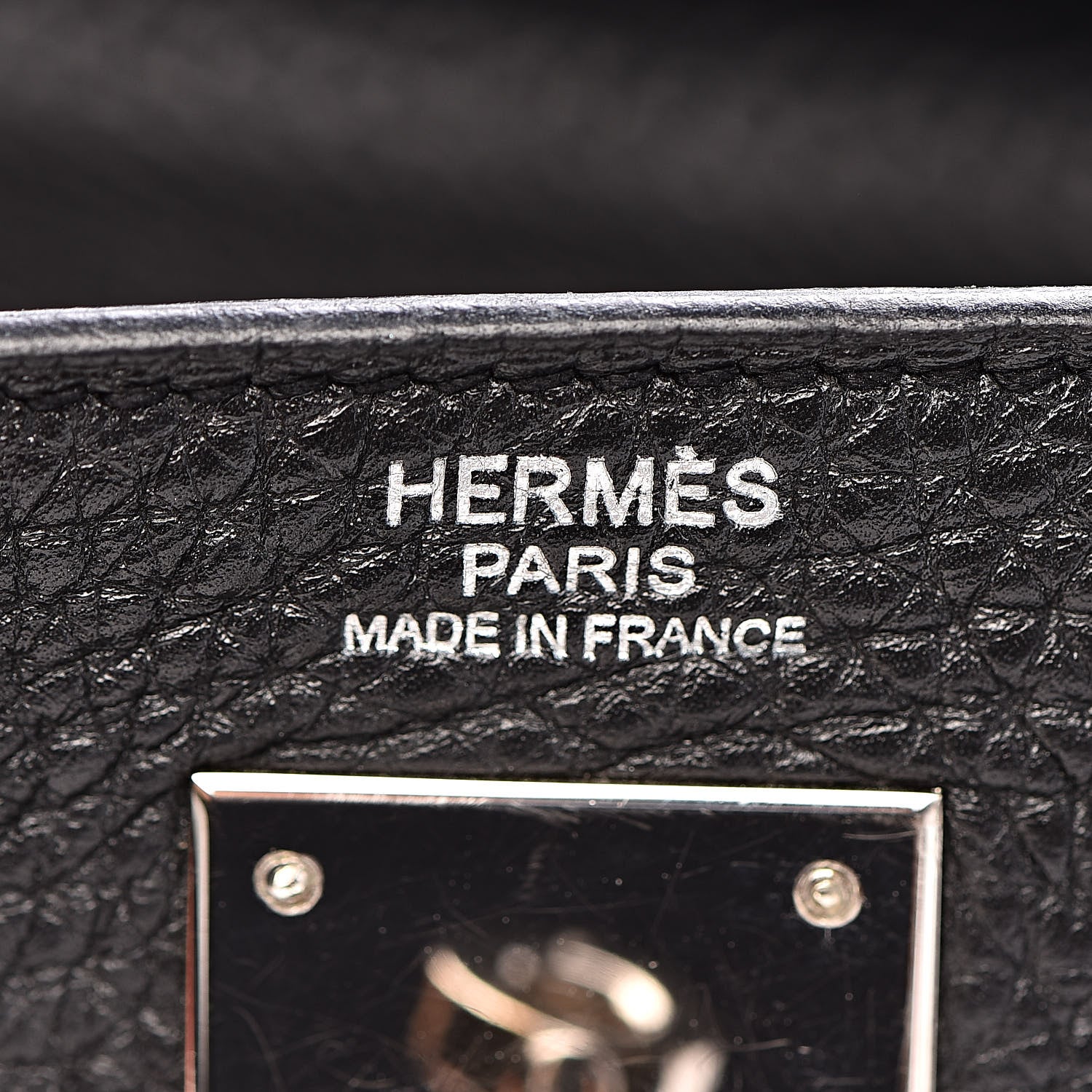 Hermes Togo Kelly Retourne 32 Black 6 of 41