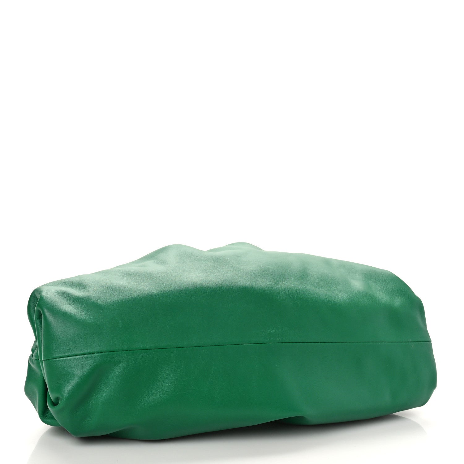 Bottega Veneta Smooth Butter Calf The Pouch Oversized Clutch Racing Green 5 of 9