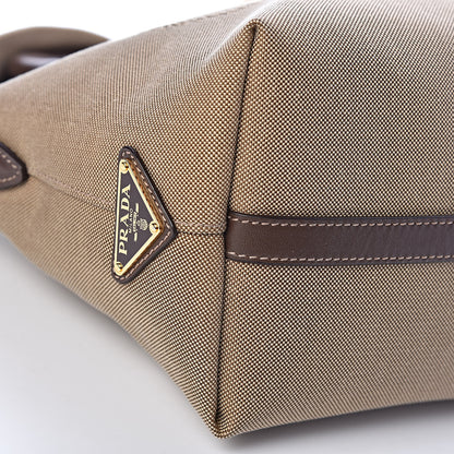Prada Jacquard Logo Handbag Corda Bruciato 10 of 11