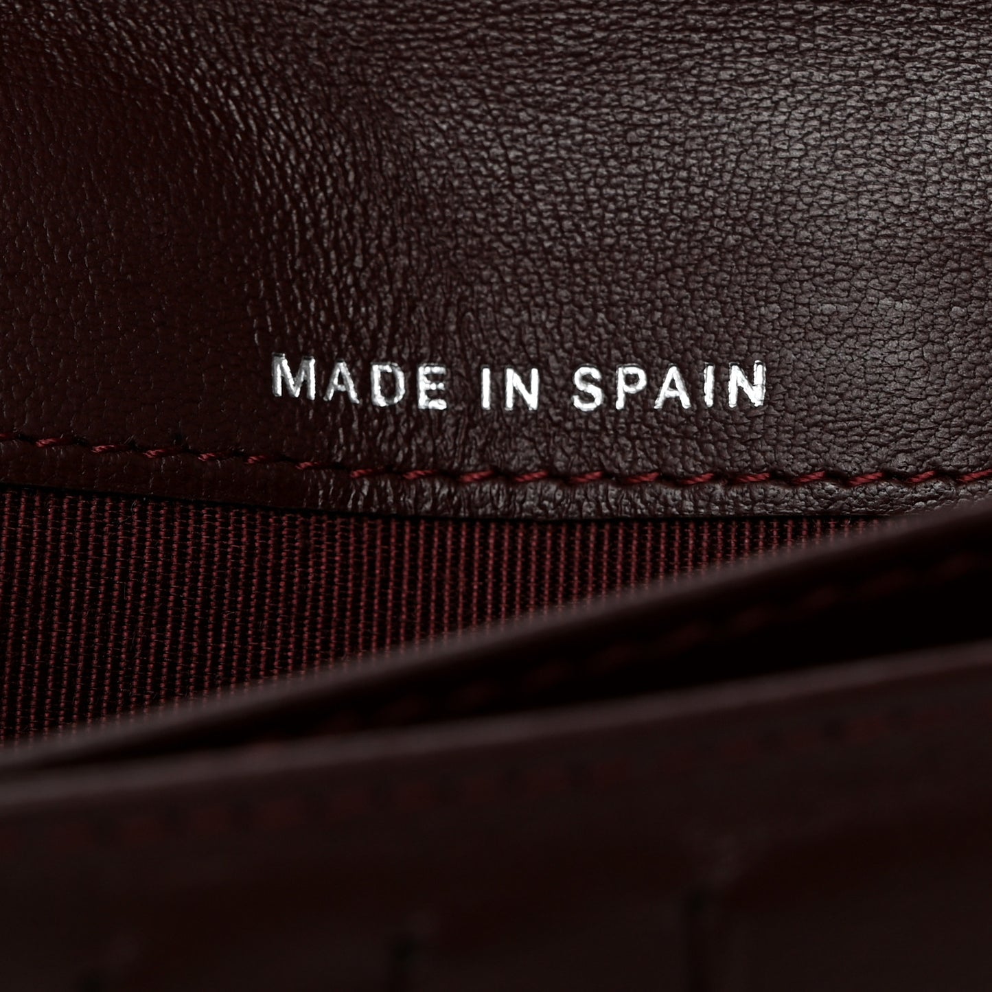 Lambskin Quilted Yen Wallet Black