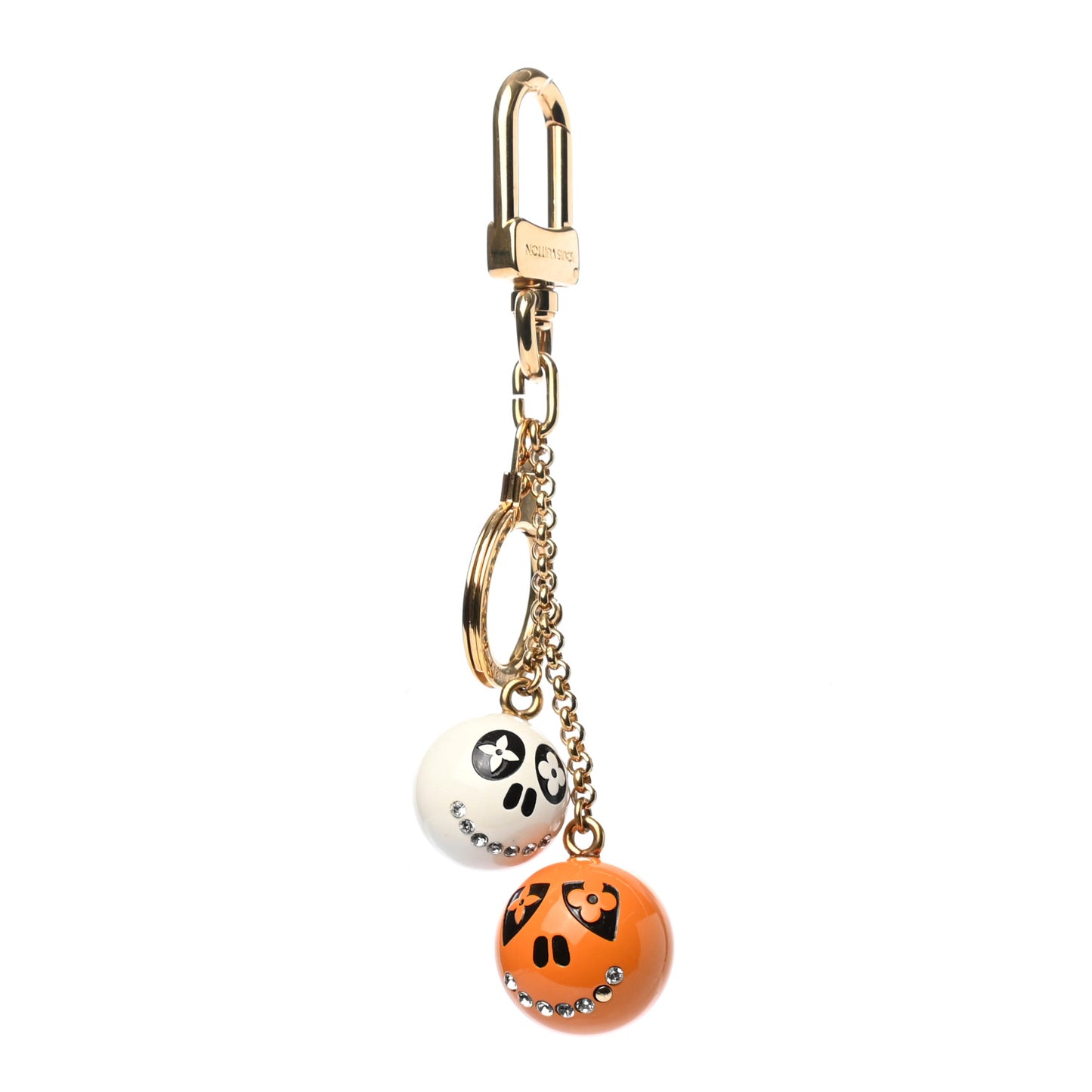 Halloween Jack and Lucie Key Holder Orange