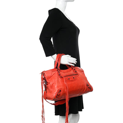 Balenciaga Agneau Classic Hardware City Rouge Cardinal 2 of 19