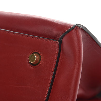Celine Smooth Calfskin Medium Edge Shoulder Bag Red 13 of 13