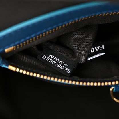 Marc Jacobs Calfskin Quilted Studded Stam Blue 5 of 20