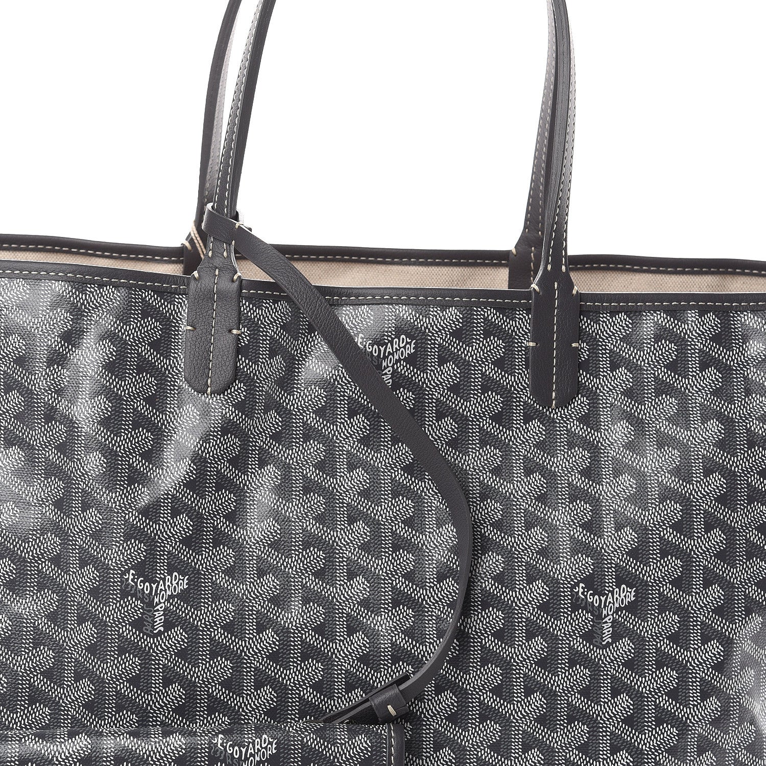 Goyard Goyardine Saint Louis PM Grey 6 of 8