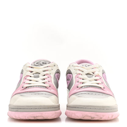 Gucci Dali Soft Calfskin Womens Mac80 Sneakers 37 Off White Grey Sky Light Rose 3 of 8