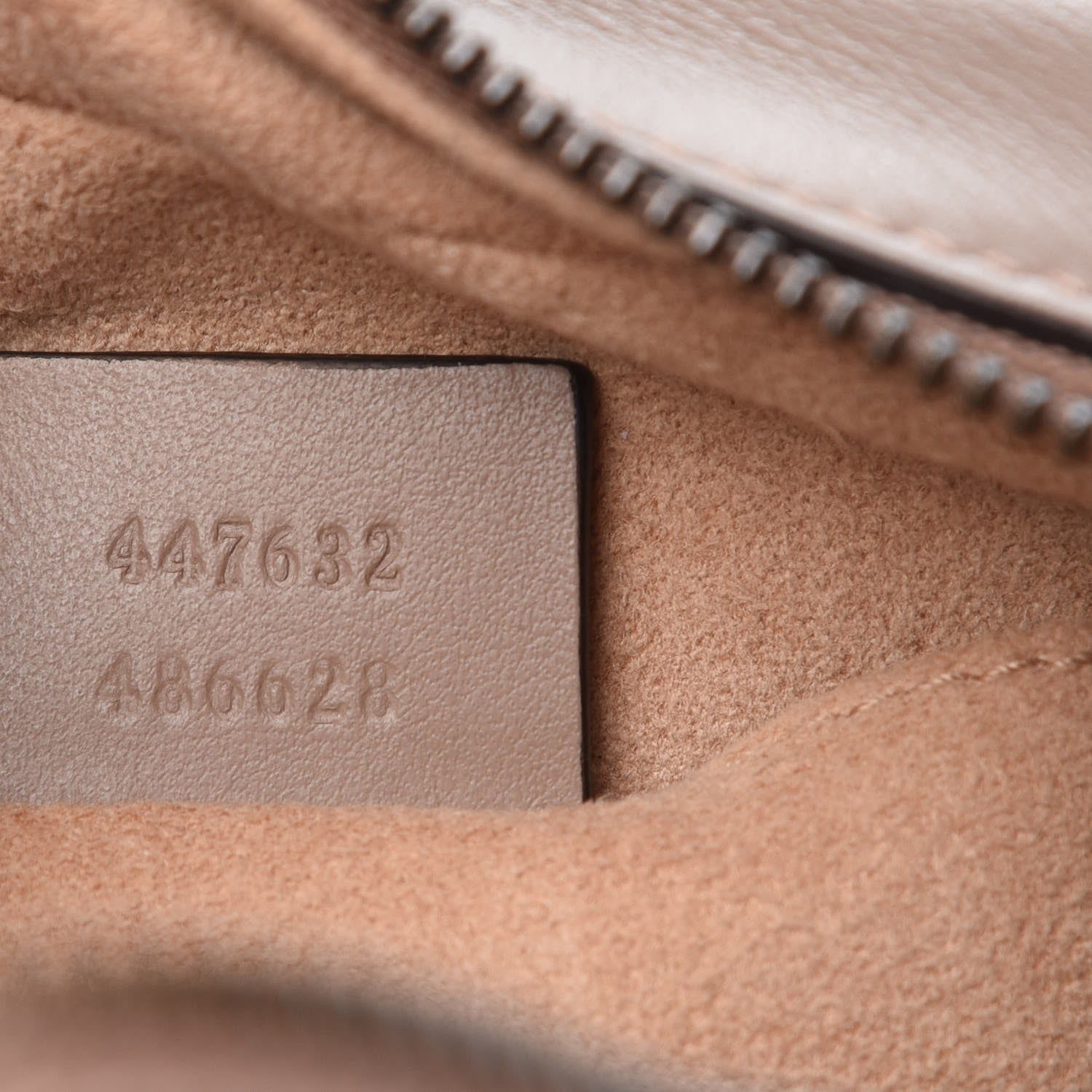 Gucci Calfskin Matelasse Small GG Marmont Chain Shoulder Bag Taupe 7 of 8