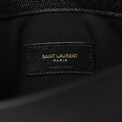 Saint Laurent Grain De Poudre Uptown Pouch Black 6 of 10